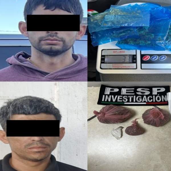 Acciones de prevención de la Policía Estatal derivan en aseguramiento de dos personas en Hermosillo